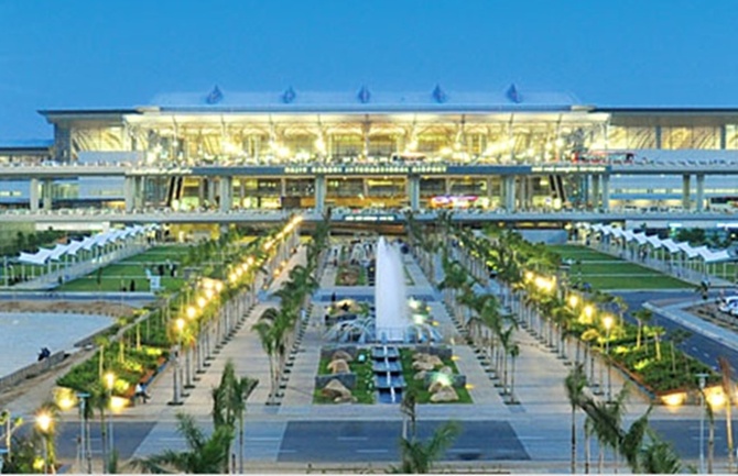 Hyderabad International airport.