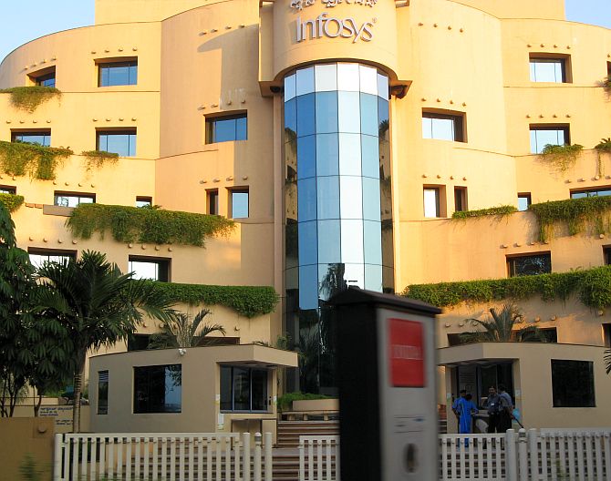 Infosys building in Bangalore.