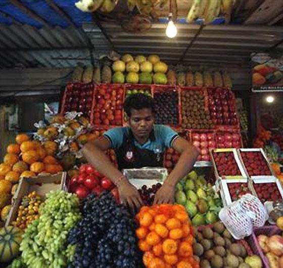 A fruit seller.