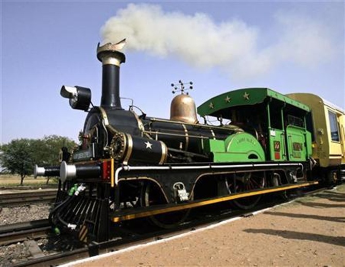 The Fairy Queen engine, the world's oldest working locomotive.