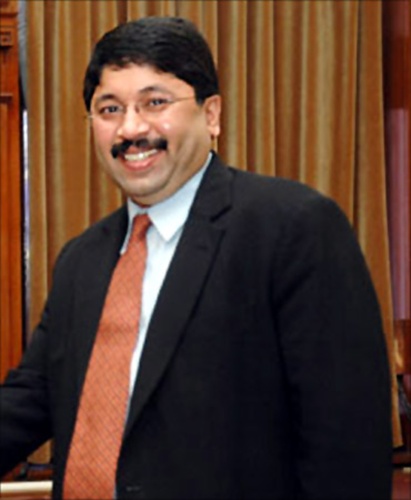 Former Union minister Dayanidhi Maran.