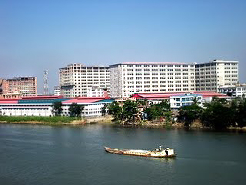 Sitalakkha river, Narayonganj, Bangladesh.