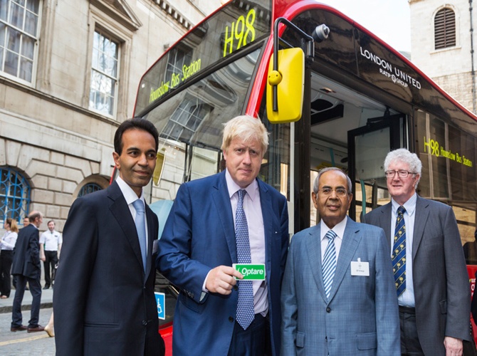 Hinduja-built swanky electric buses in London