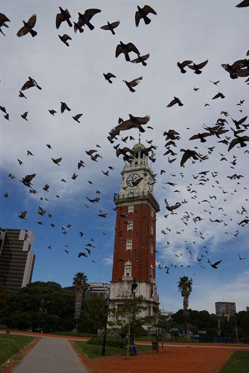 Torre Monumental, clock tower located in the barrio (district) of Retiro.