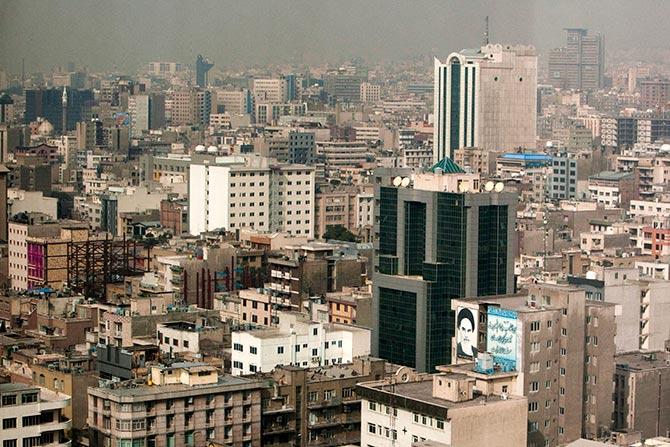 A general view of Tehran's cityscape.