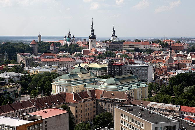 View of Estonia's capital Tallinn.