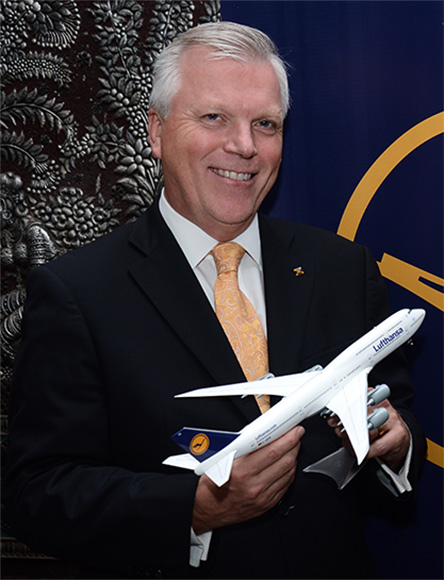 Lufthansa is keen to expand operations in India.