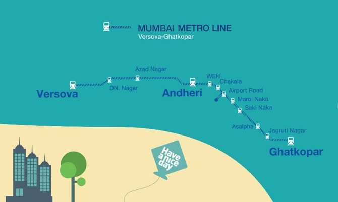 Mumbai's pride: A swanky Metro rail service 