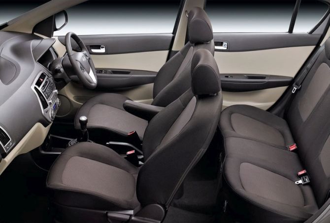 Hyundai i20 interior.