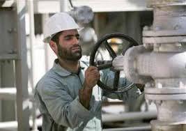 A worker at an oil rig