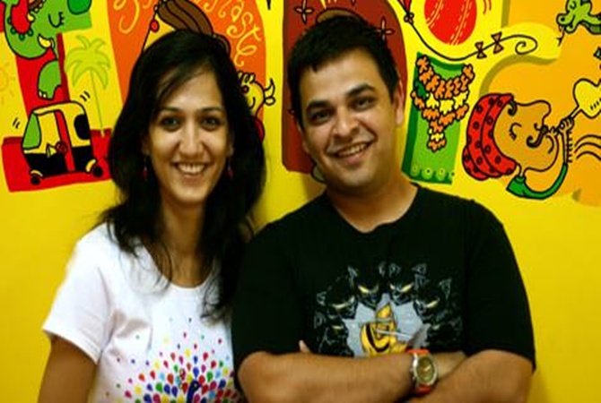 Founder and Chief Executive Vivek Prabhakar and co-founder Shubhra Chadda.
