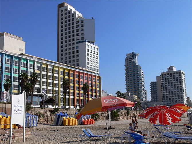 A hotel in Tel Aviv.