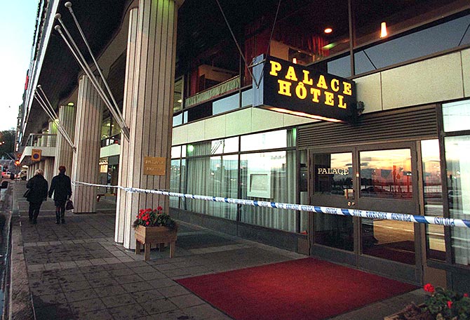 The Palace hotel.