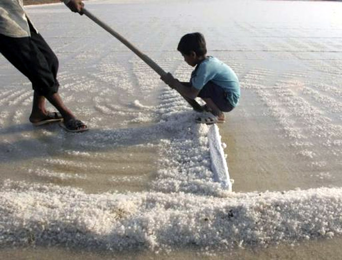 The making of salt in India