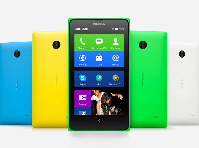 Nokia X Android smartphone.