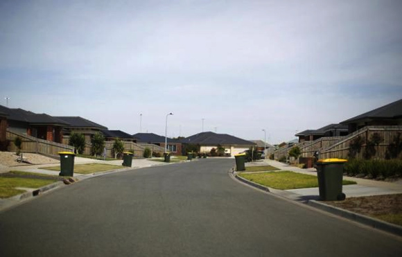 A suburban street is seen in Geelong.