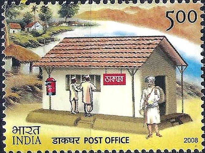 The era of posting letters with duly attached stamps still exists in rural parts of india.