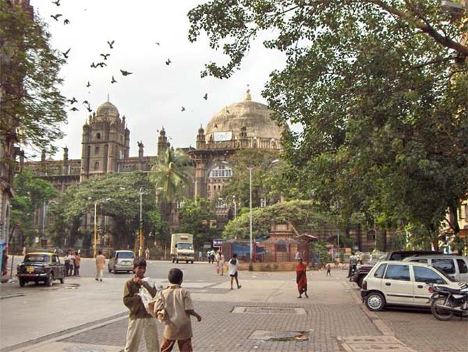 The iconic general post office in Mumbai