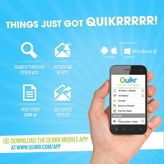 Quikr sees rapid growth.