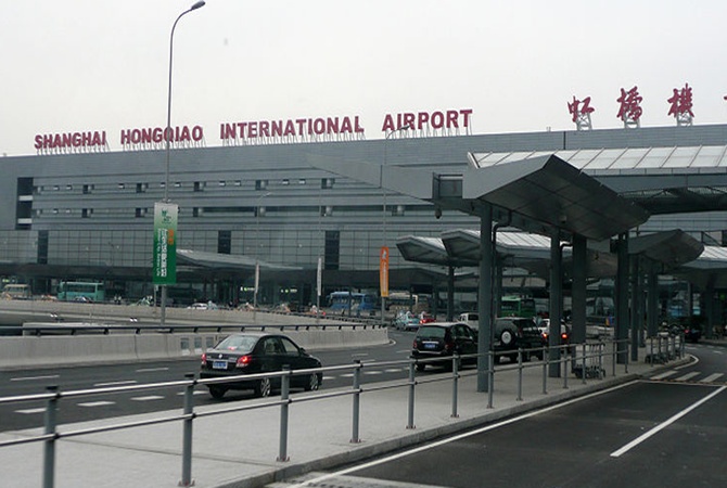 Shanghai Hongqiao airport.