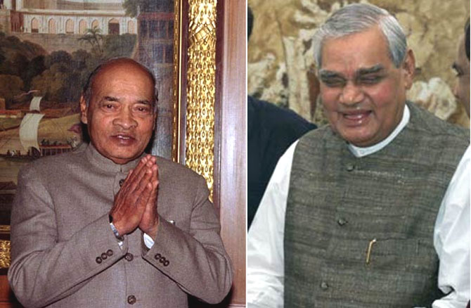Economic reforms started by then prime minister P V Narasimha Rao, left, was continued under then prime minister Atal Bihari Vajpayee.
