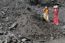 Coal mine workers