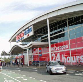 A Tesco store at Kingston Park, Newcastle upon Tyne, England.