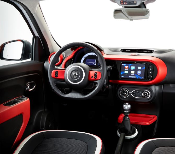 Renault Twingo interior.