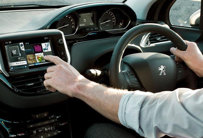 Peugeot 208 interior.