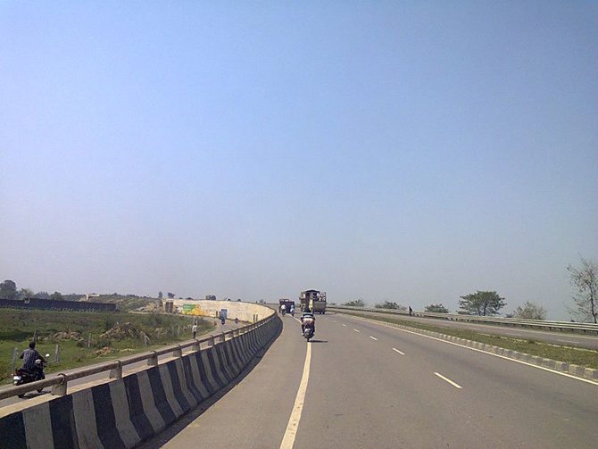 NH 28 near Basti, Uttar Pradesh