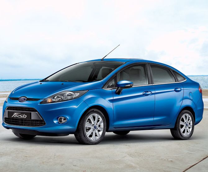 Refreshed Ford Fiesta.