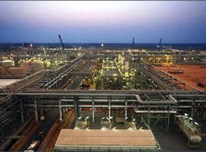 Reliance Industries' oil refinery in Jamnagar