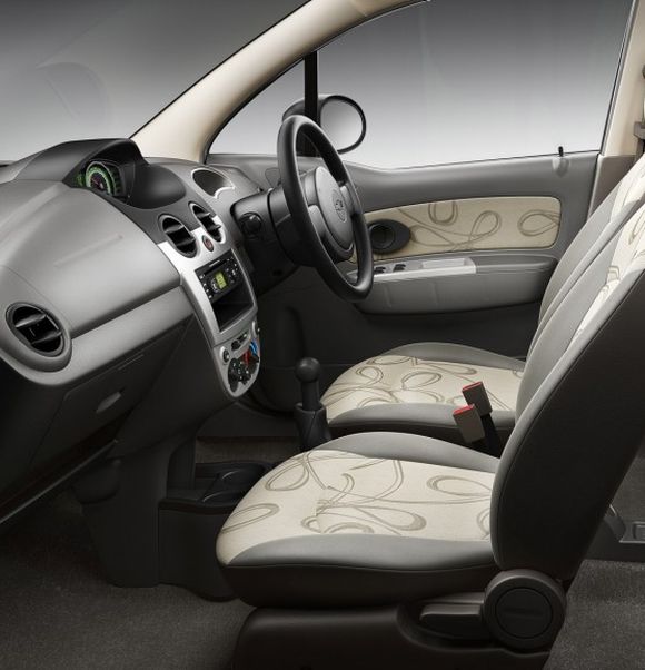 Chevrolet Spark interior.