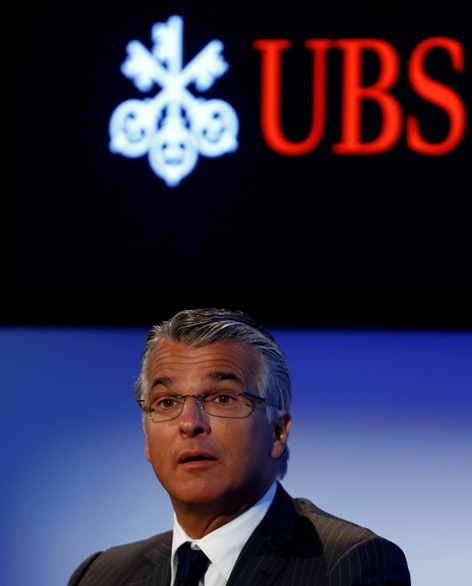 Swiss bank UBS CEO Sergio Ermotti addresses a news conference to present the company's results of the first quarter in Zurich May 6, 2014. 