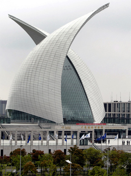 The China Maritime Museum is seen in the Shanghai Lingang Industrial Parkin in Shanghai.