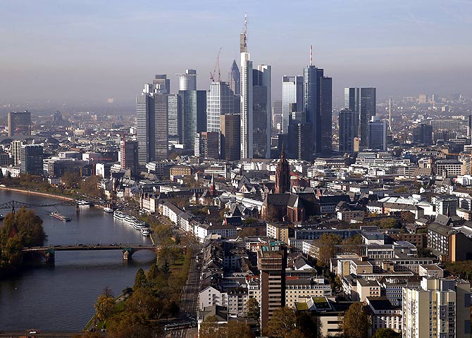 Frankfurt skyline/