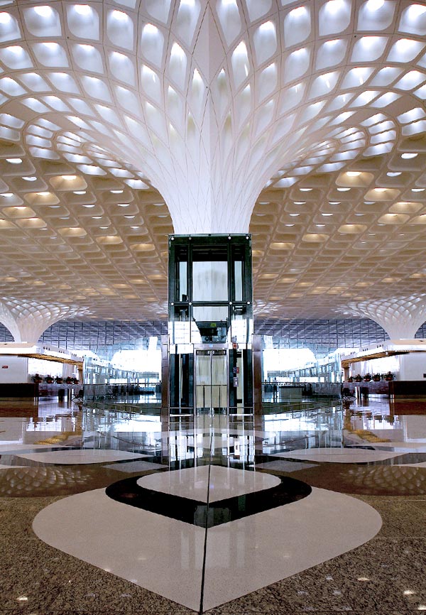 Mumbai airport's recently opened T2 terminal.