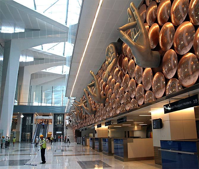 Delhi Indira Gandhi Int'l Airport.