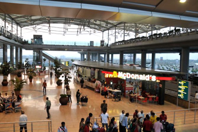 Hyderabad Rajiv Gandhi Int'l Airport.