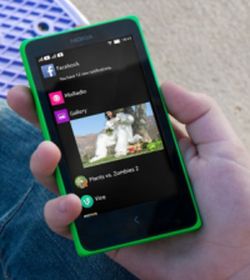 Nokia X+ Android smartphone.