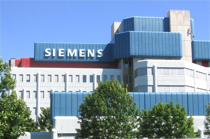 A Siemens office.