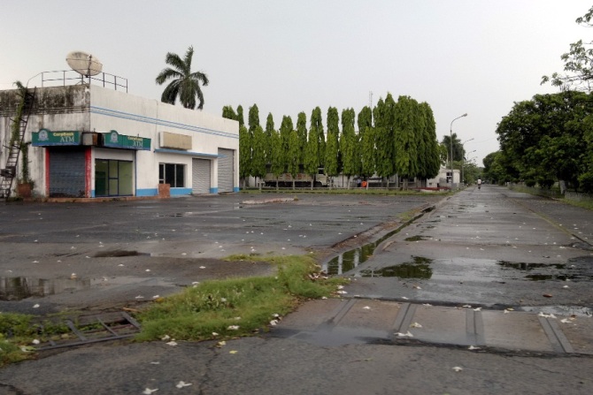 Uttarpara plant complex now wears a deserted look.