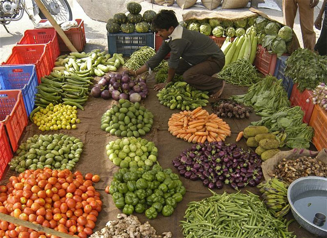 A vegetable seller