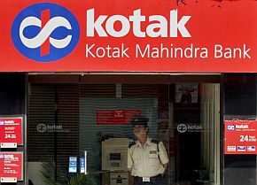 Kotak Bank was the top gainer in the Sensex pack