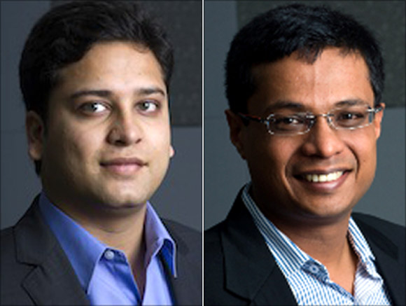 Binny Bansal and Sachin Bansal.