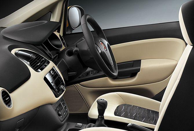 The Fiat Punto interior