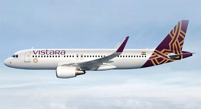 A Vistara aircraft