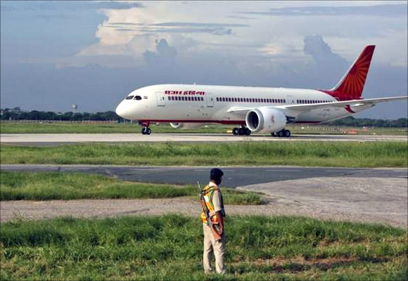 An Air India aircraft