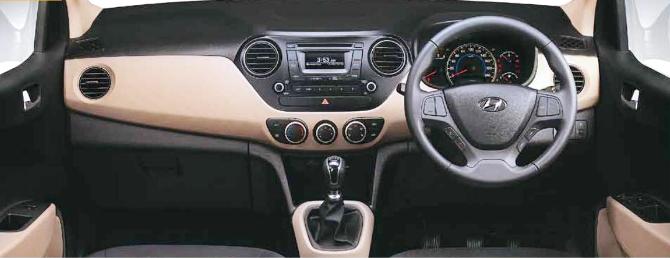 Hyundai Grandi10 interior