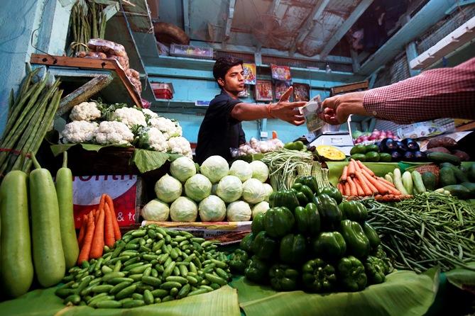 A vegetable vendor